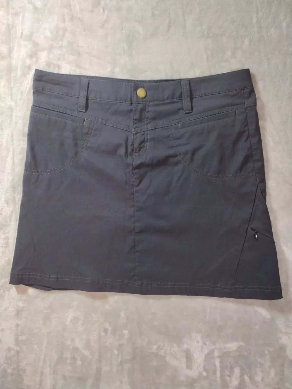Athleta Dipper Skort Womens 8 Navy Blue Skirt Golf Tennis Preppy Athleisure
